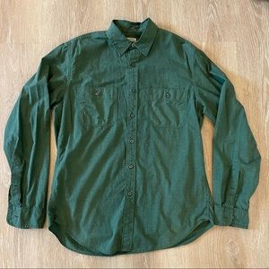 J.Crew Men's Long Sleeve Green Shirt